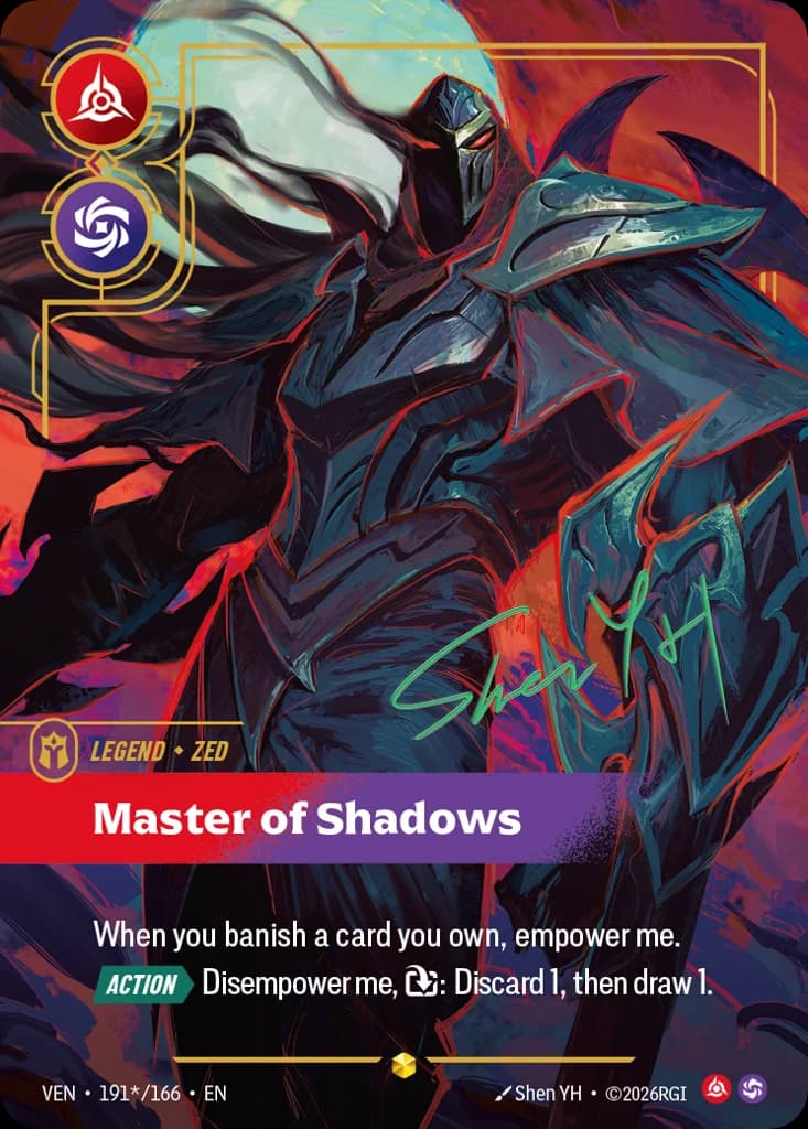 Zed, Master Of Shadows